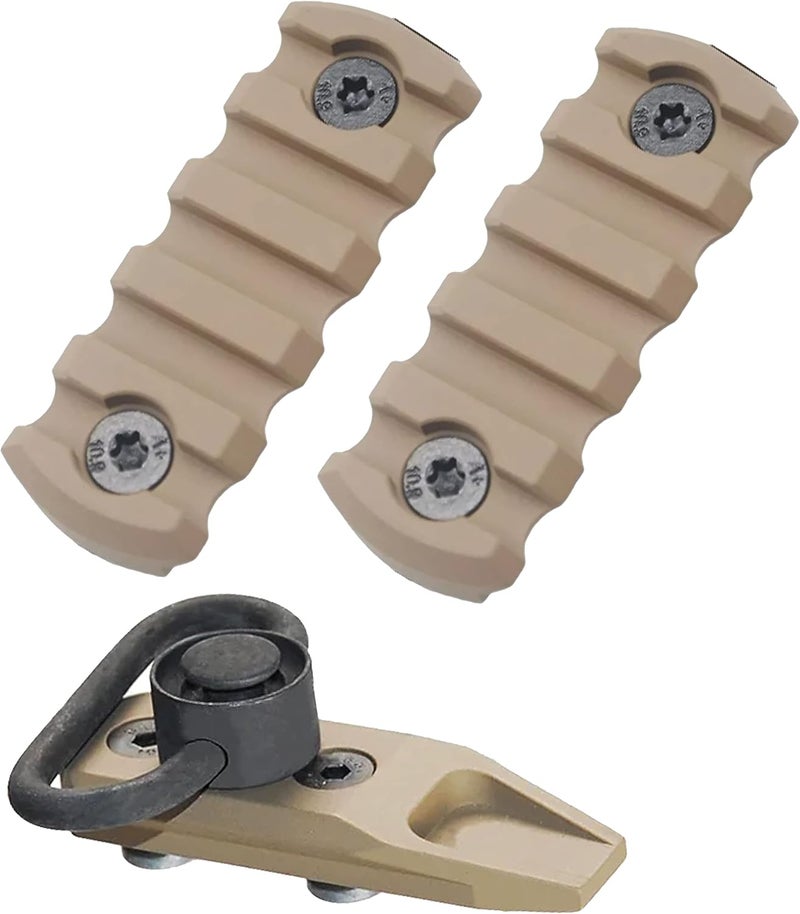 Gotical Store Combo - 2Pcs 5-Slot MLOK & Mount Kit-Push Button with Set of Screws & Allen Wrench… - Image 2